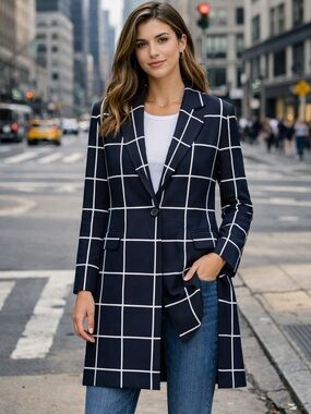 Novelti Long Blazer Sweater